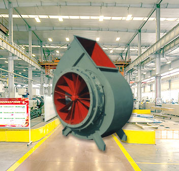 Sulphuric acid furnace bottom high pressure centrifugal fan